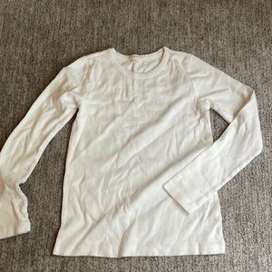 Girls white crewcuts long sleeve shirt size 10